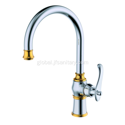 Brass Kitchen Faucet Brass Single Hole Kitchen Mixer Faucet Tap Polished Factory